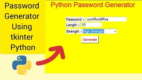 password generator in python: Yandex Görsel'de 1 bin görsel bulundu