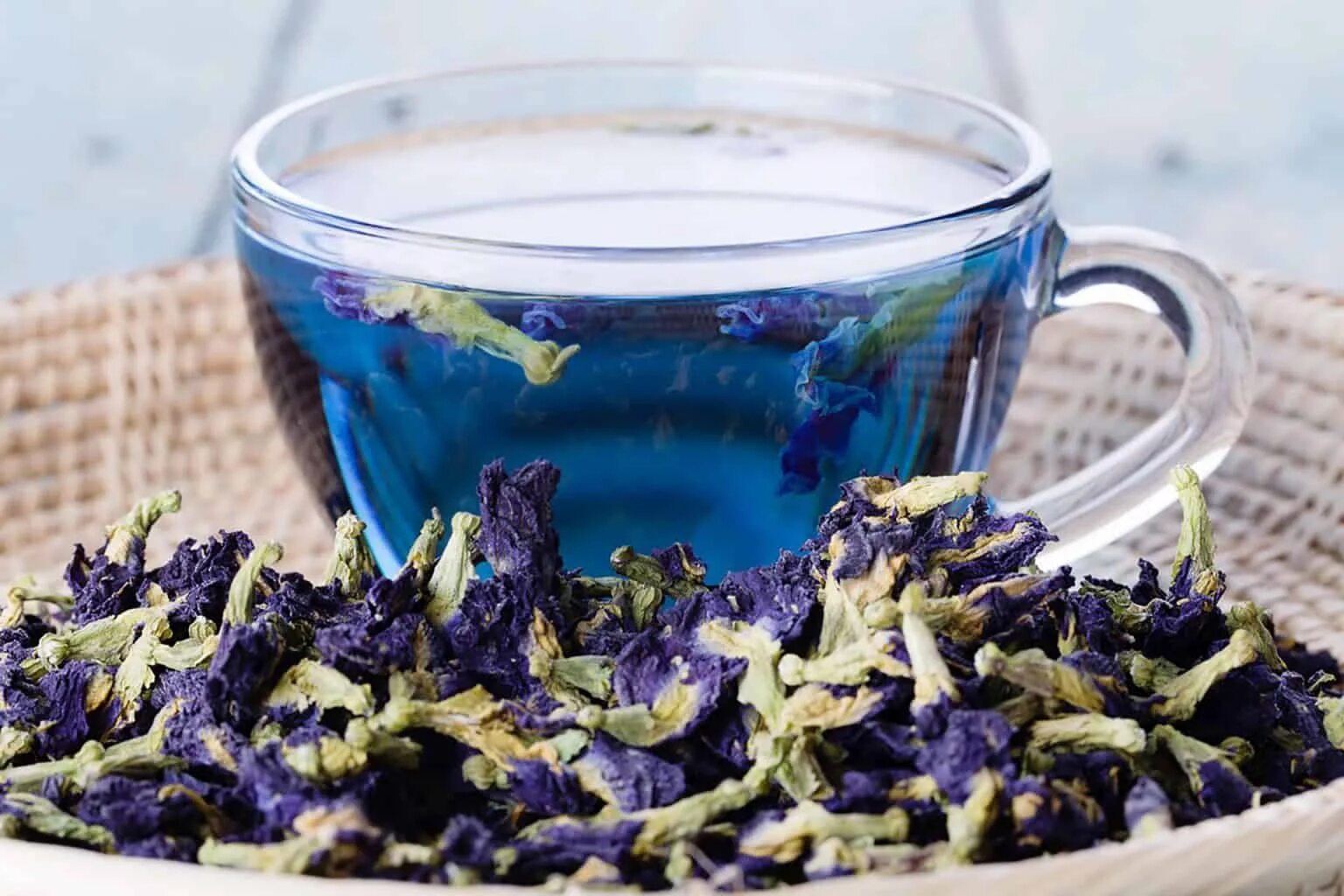 Чай от которого пьянеешь. Тайский синий чай Анчан Blue Pea Tea (Butterfly Pea) ( Таиланд ). Анчан (Чанг-Шу). Анчан. Синий чай (Тайланд). Клитория Анчан.