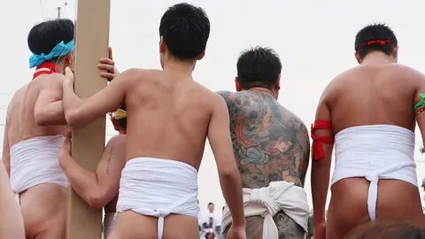 Japan All Male Naked Festival.