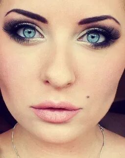 Large blue eyes