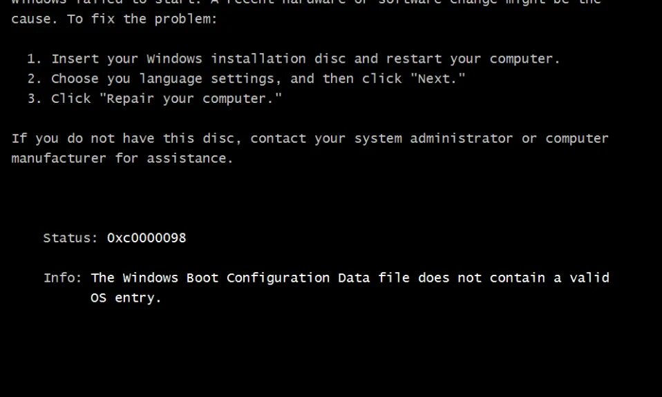 0xc000000f при установке windows. Загрузка компьютера в нулевые. win boot manager 0xc000000f. 0xc000035a. ошибка при включении компьютера 0xc000000f.