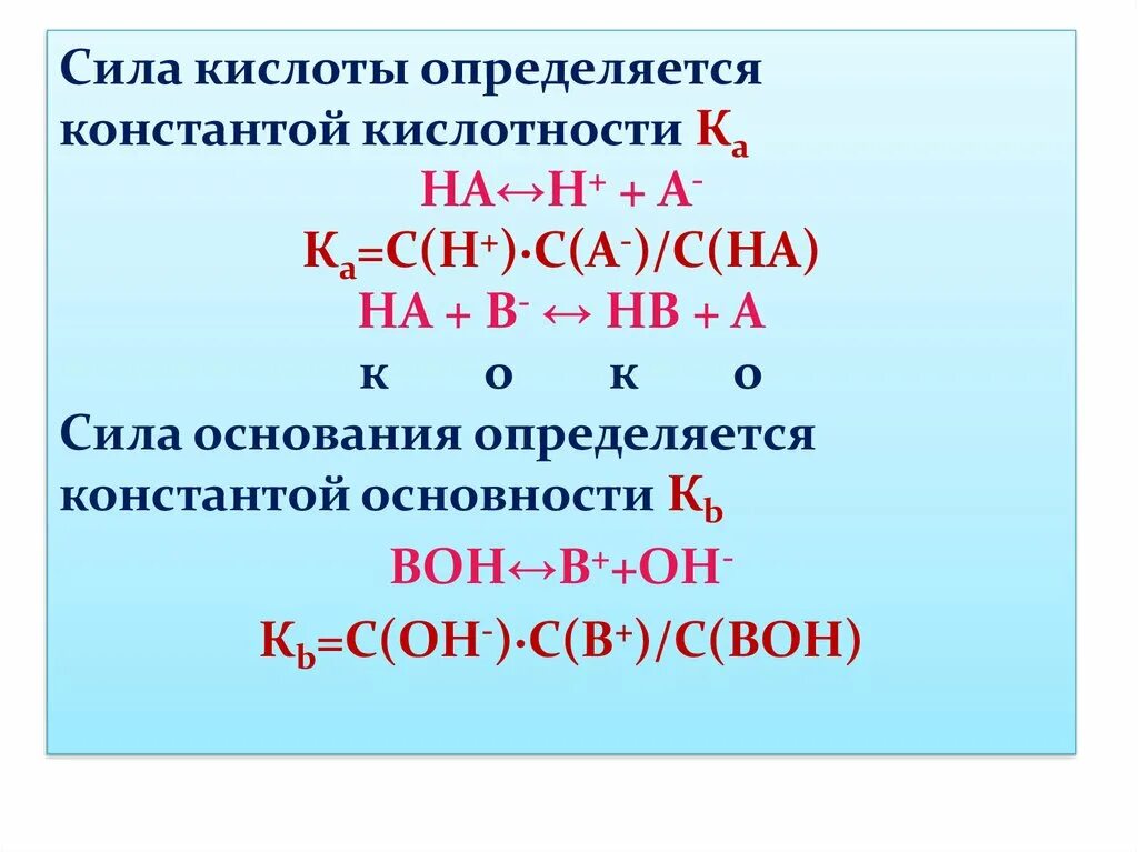 Как отличить кислоты. Как определяется сила кислоты. Количественная оценка силы кислот и оснований. Сила кислот и оснований. Сила кислот зависит.