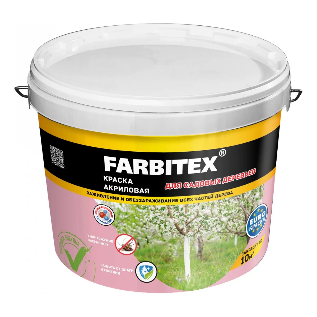 Краска для деревьев отзывы. Краска для садовых деревьев farbitex, 1,2 кг. фарбитекс краска акриловая. краска для садовых деревьев farbitex 13 кг. краска садовая farbitex.