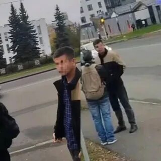 Начал лапать