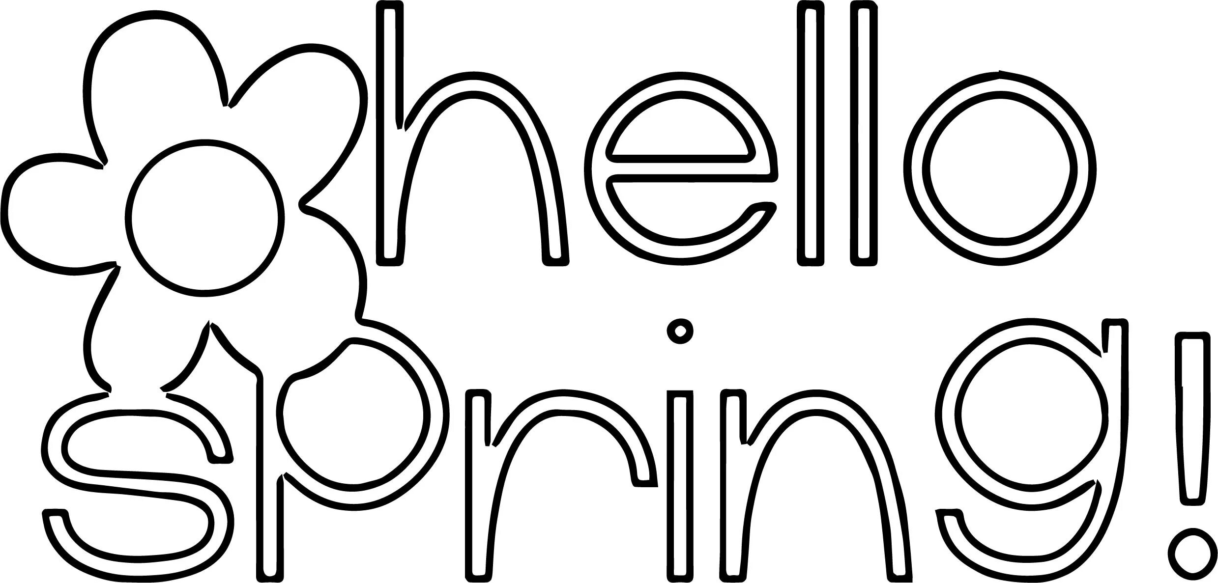 Раскраски для детей младшей группы. Spring page. Раскраска. Рисунки дляраскршивания. Spring page.