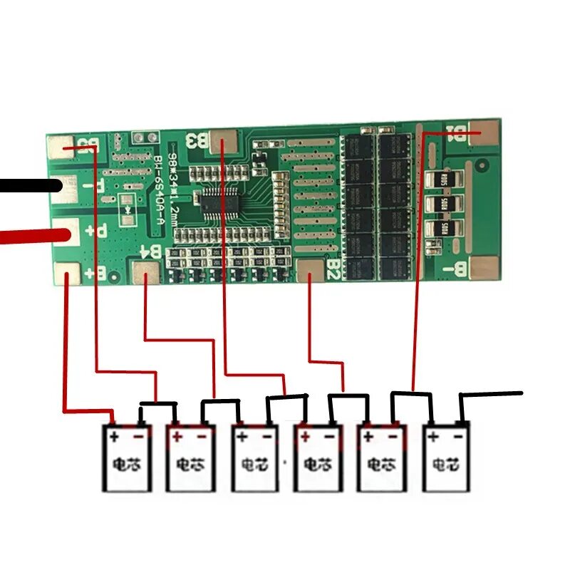 Подключение bms 3s