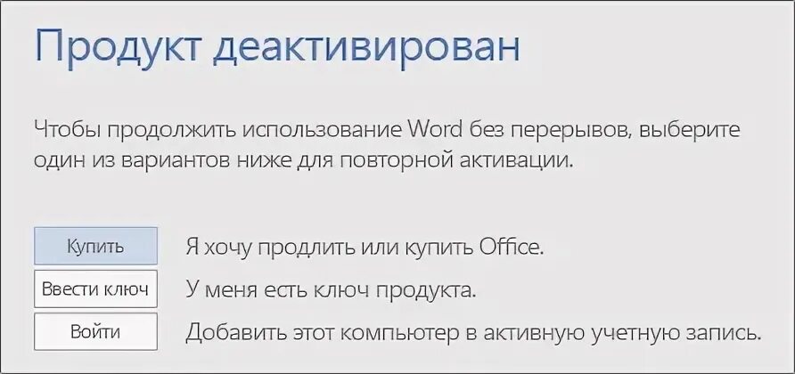 Срок действия ссылки истек как исправить. Деактивирован. срок ворд истек. что делать если закончилась лицензия на ворд. деактивировать.