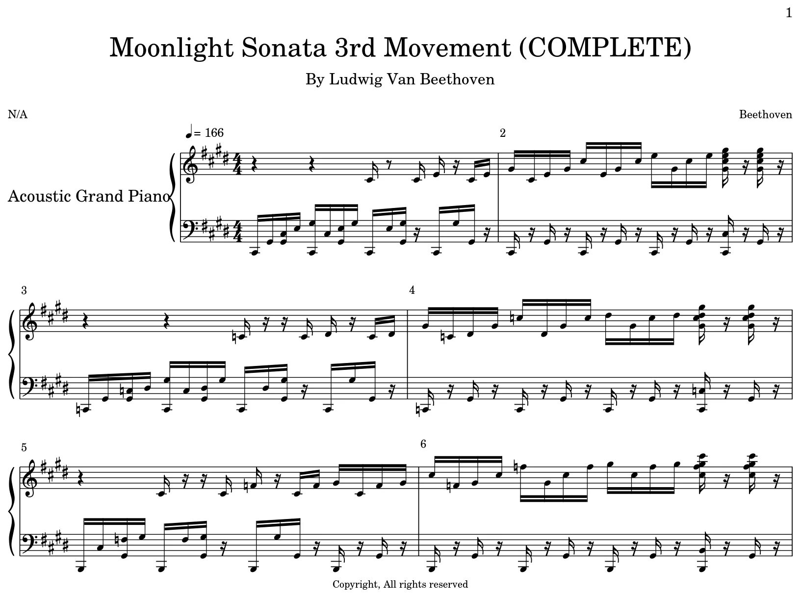 Moonlight Sonata 3rd. Moonlight Sonata 3rd Movement. Moonlight Sonata 3rd Movement Ноты. Sonata no. 14 Moonlight 3rd Movement.