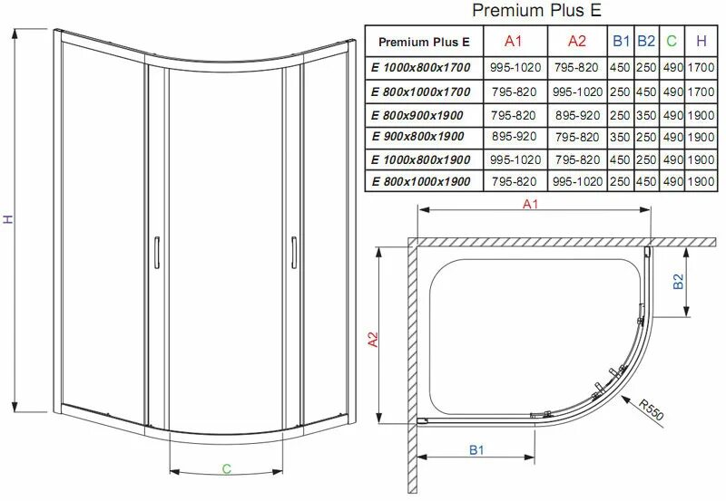 Размеры душевых шторок. Radaway Premium Plus e 1700. Душевой уголок Radaway Premium Plus e 1900 120см*90см. Душевой уголок 80х1000 асимметричный. Душевая кабина 80х100 угловая.