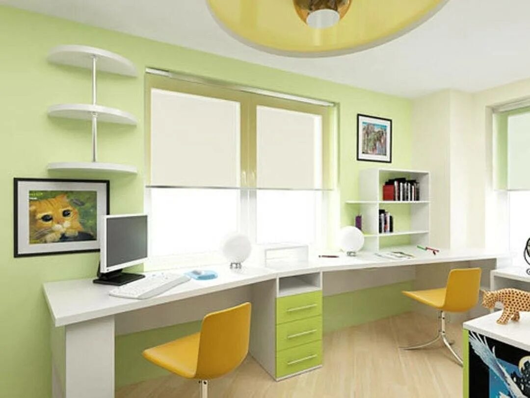 Письменный стол вдоль окна. Письменный стол вдоль окна. Письменный стол для двоих у окна. Икеа рабочая зона для школьника у окна. Стол вдоль окна в детской.