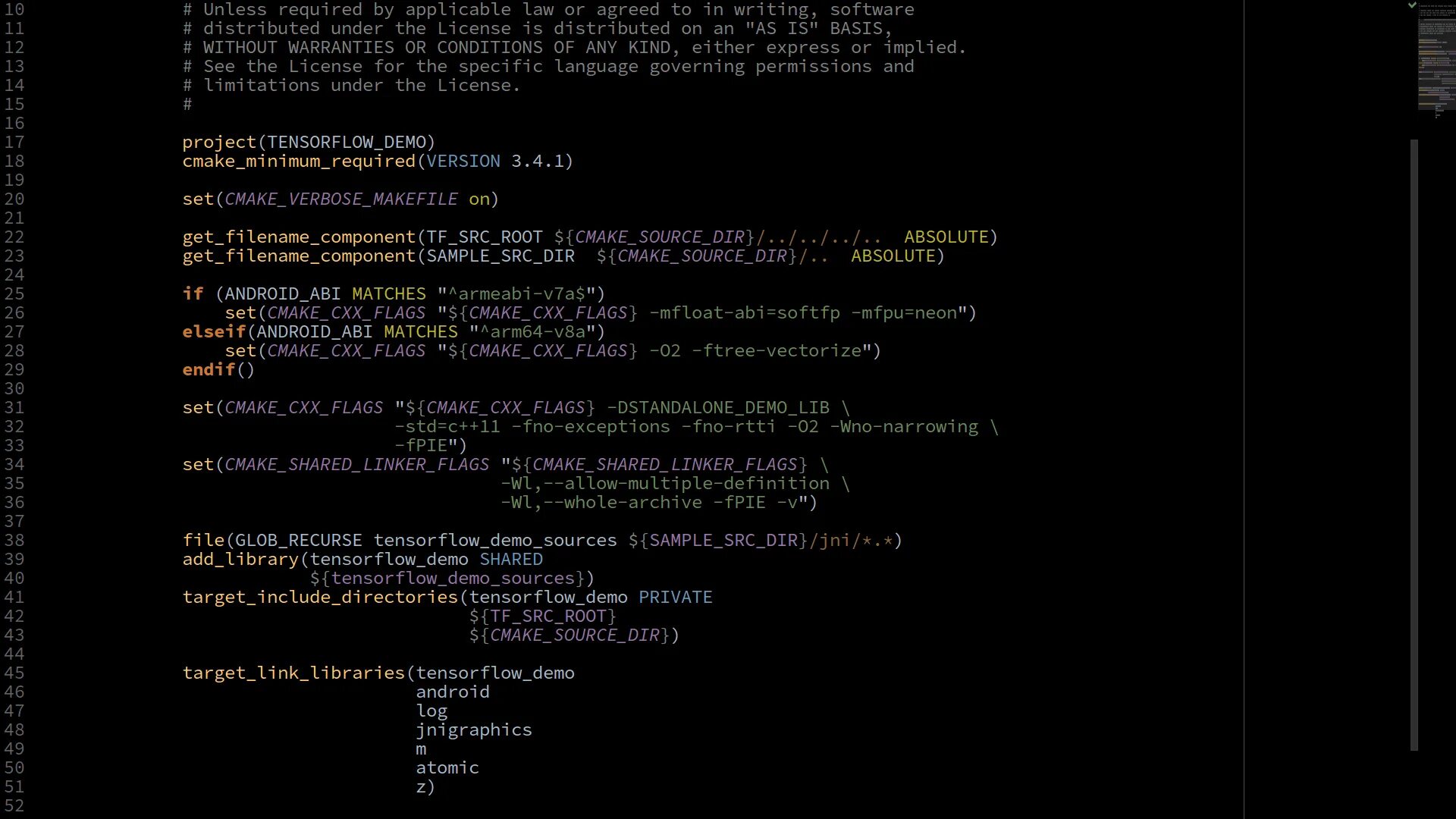 Cmake error the source directory. Cmake android. ccmake error at c:\users\фдмин\document (cmake_minimum_required)\. android-abi.