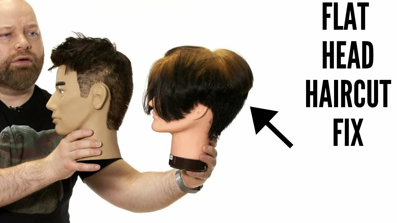 Fixing head. Флэт бэк. back of head is flat hairstyles. &quot;unstayed flat heads&quot;. голова флэт.