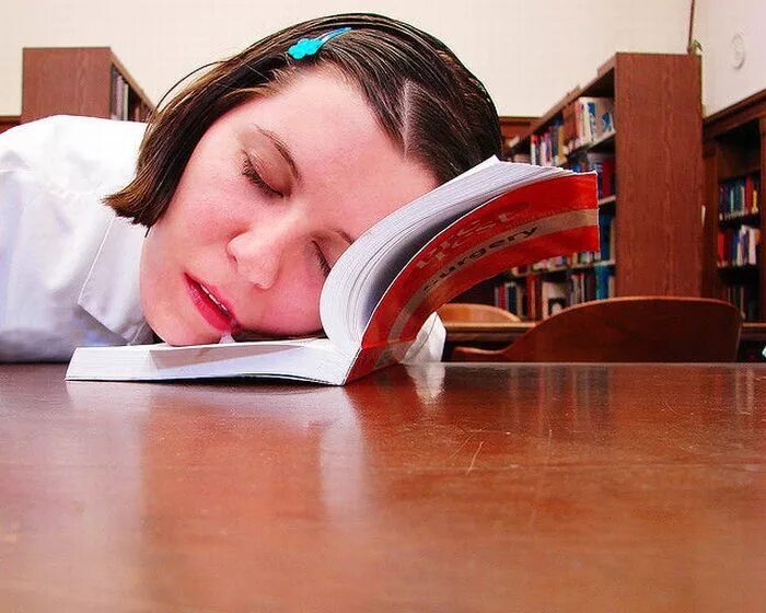Читать книгу и спать. Спящий человек. Уснул в библиотеке.