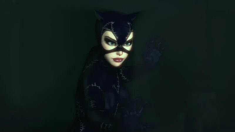 Batman Arkham City Catwoman. Бэтмен Аркхем Сити женщина кошка.