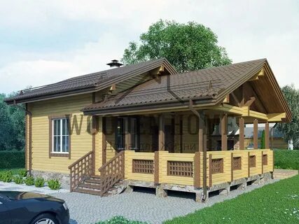 Баня с открытой террасой