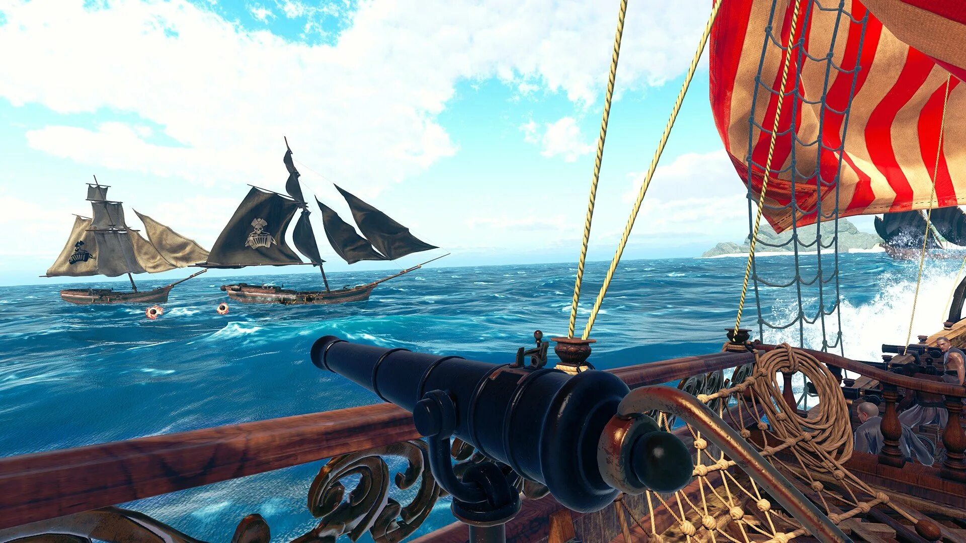 Sea of Thieves борт корабля. Пиратский корабль. Палуба корабля. Палуба пиратского корабля. Игры корабли пушки