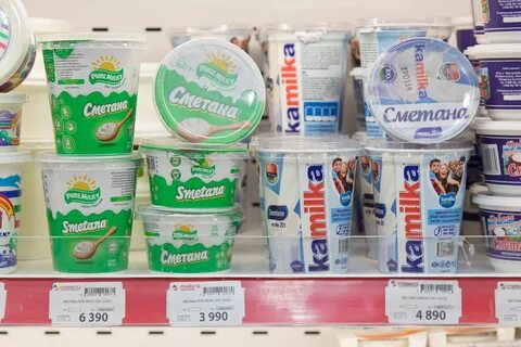 Сметана очень вкусная