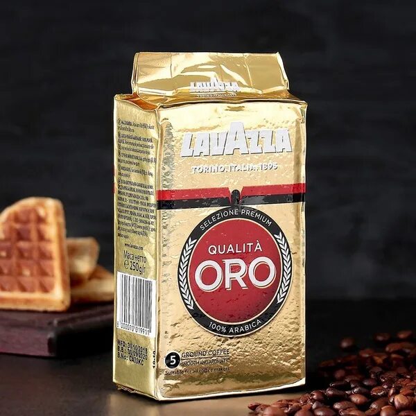 Кофе в зёрнах LAVAZZA Qualità Oro Mountain Grown - LavAzza