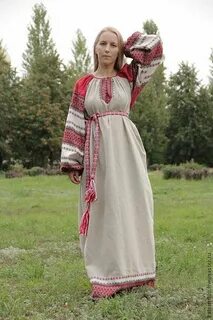 Русский костюм лен