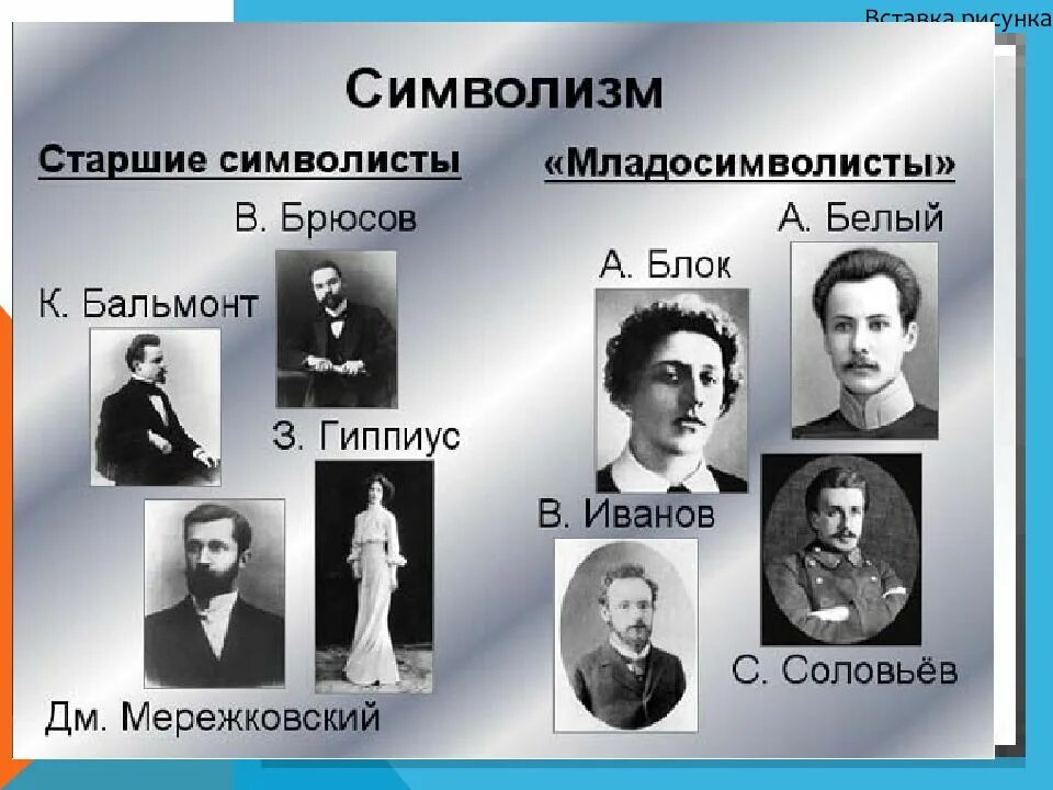 Бальмонт акмеист. Поэты символисты серебряного века. Поэты серебряного века Старшие символисты. Символисты в литературе серебряного века представители. Символизм Писатели 20 века.