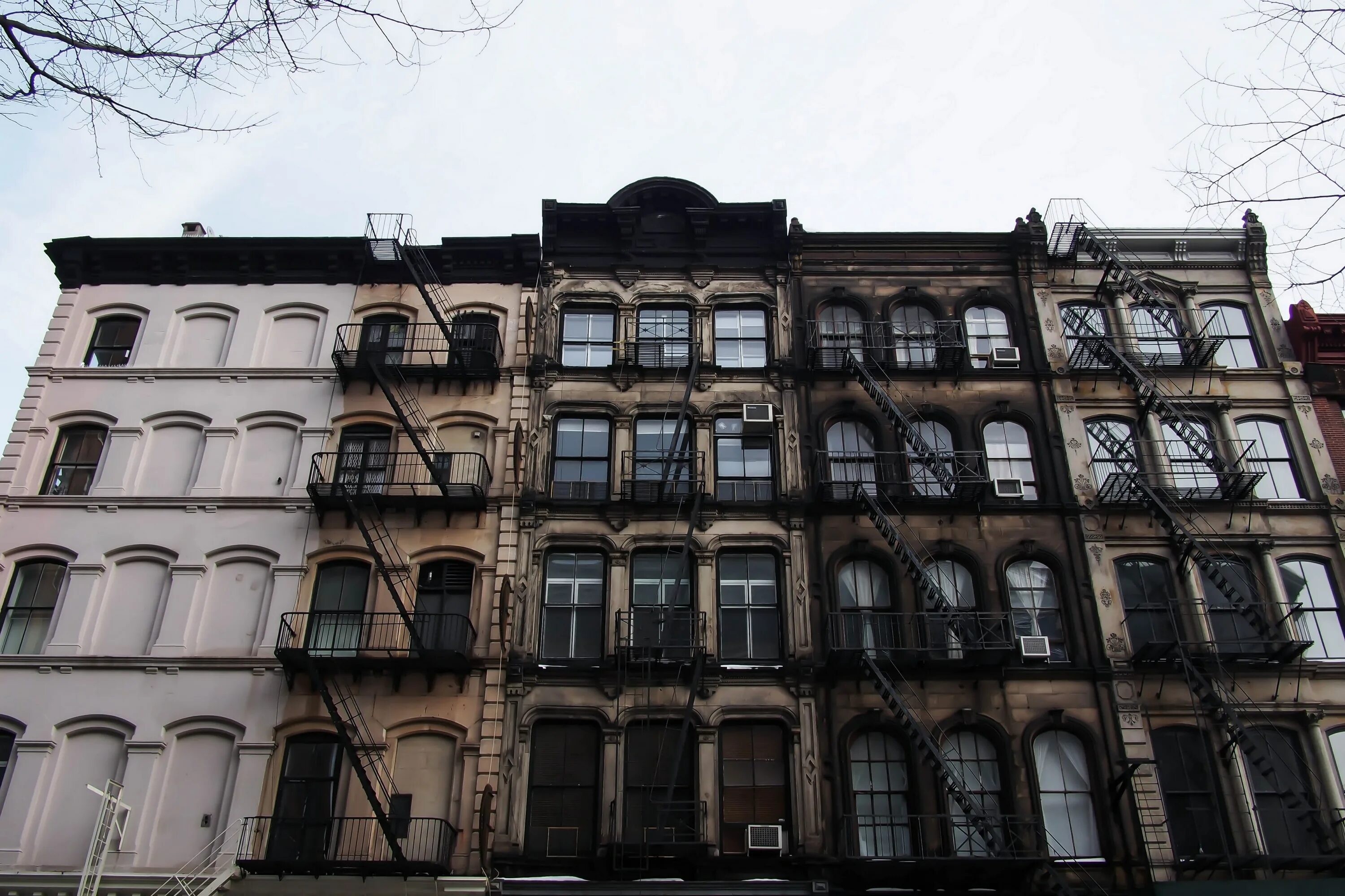 The building is old and high