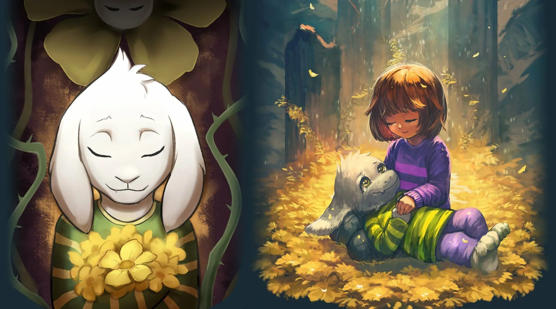 Фото undertale. Asriel Dreemurr. Азриэль и Флауи. Undertale Фриск и Флауи. Undertale Азриэль и Флауи.