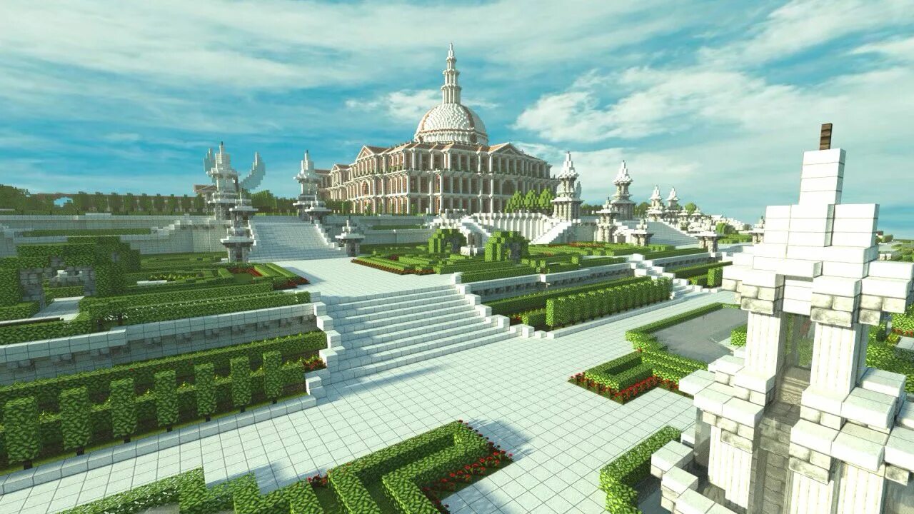 Minecraft architecture. Версальский дворец в майнкрафт. Imperial City майнкрафт. Красивые постройки. Дворец в МАЙНКРАФТЕ.