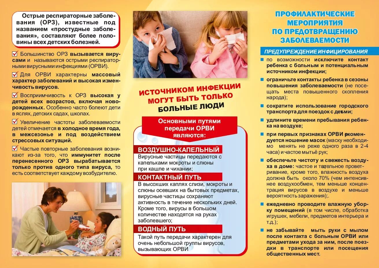 Рекомендации после перенесенного