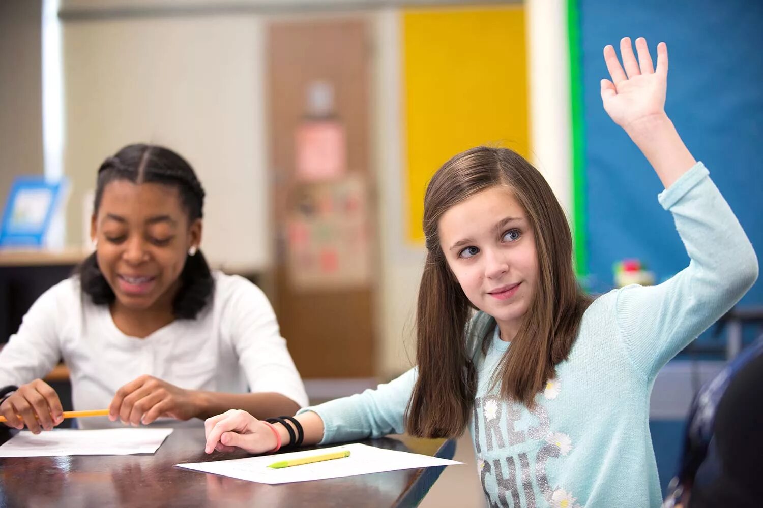 Student raise hand. Students raising hands. Students hands up. The best pupil in the class. A student here