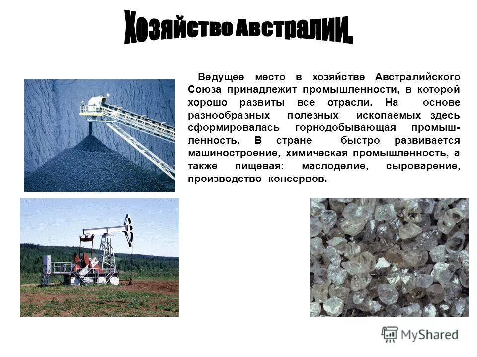 определите ведущие отрасли обрабатывающей промышленности австралийского союза. промышленные центры специализации австралии. специализация австралии. определите ведущие отрасли обрабатывающей промышленности австралийского союза. добывающая промышленность австралии.