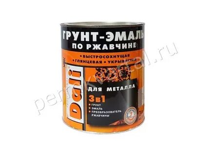 Краска по ржавчине быстросохнущая металлу