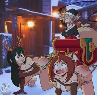 SemiDraws 🔞 🇨 🇴 on Twitter: "Ochako's Really Bad Xmas 🦌 🧑 🎄...