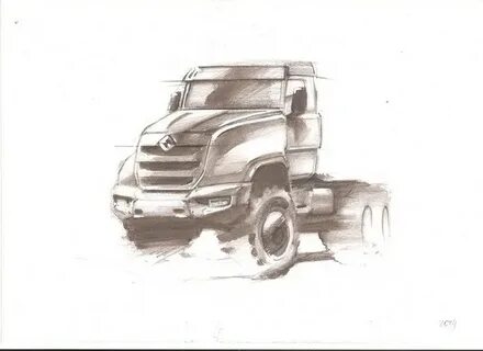 Урал рисунок карандашом