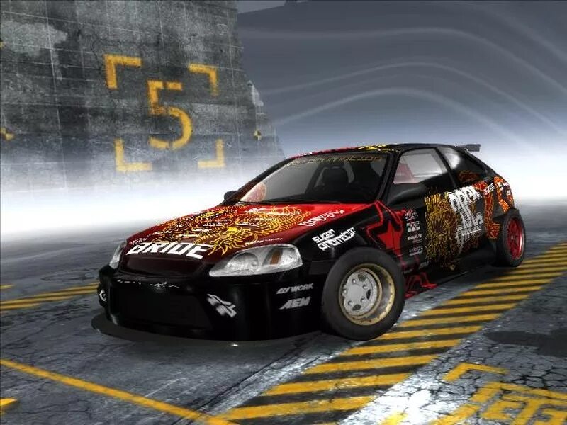 Хонда Цивик NFS Pro Street. Civic из NFS Pro Street. NFS Pro Street винилы. Need for Speed PROSTREET Honda Civic.