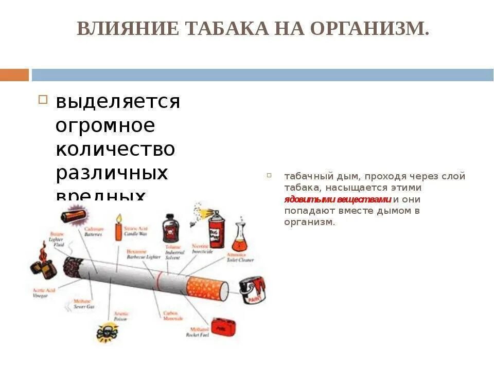 Как влияет табачный