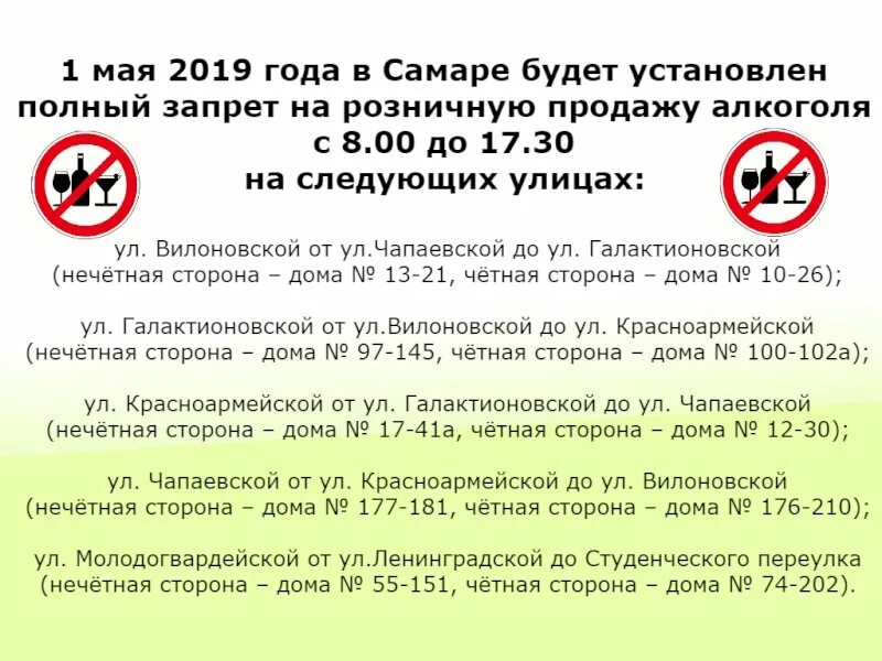 Запрет продажи. В какие числа нельзя продавать алкоголь.