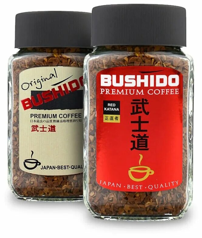 Кофе растворимый BUSHIDO 95г. 1шт. - купить с доставкой по выгодным ценам в инте