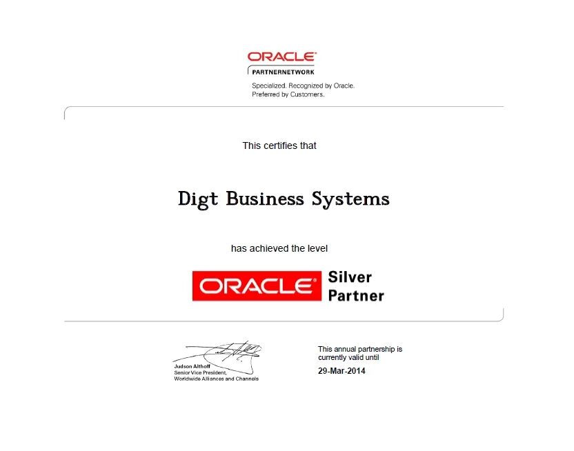 Oracle level. Oracle level