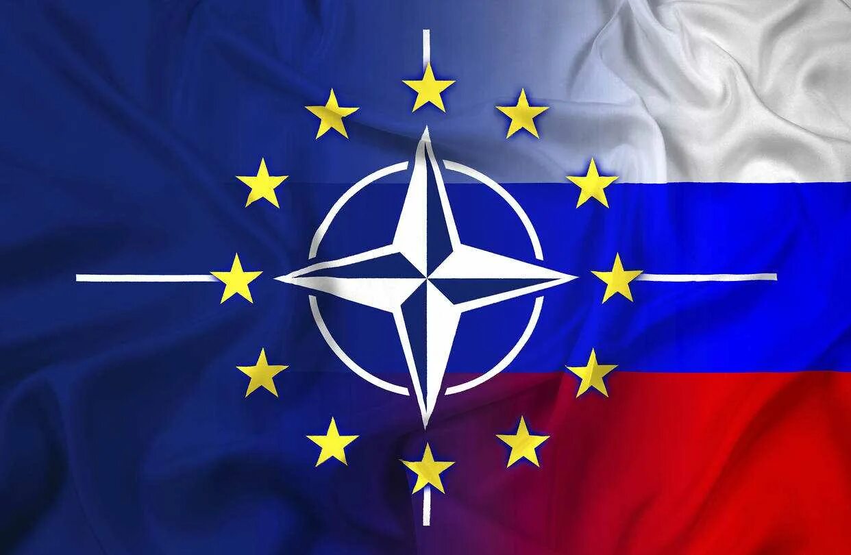 Штат нато. Флаг НАТО И РФ. Флаг НАТО. Совет Россия НАТО 1997. НАТО ЕС РФ флаг.