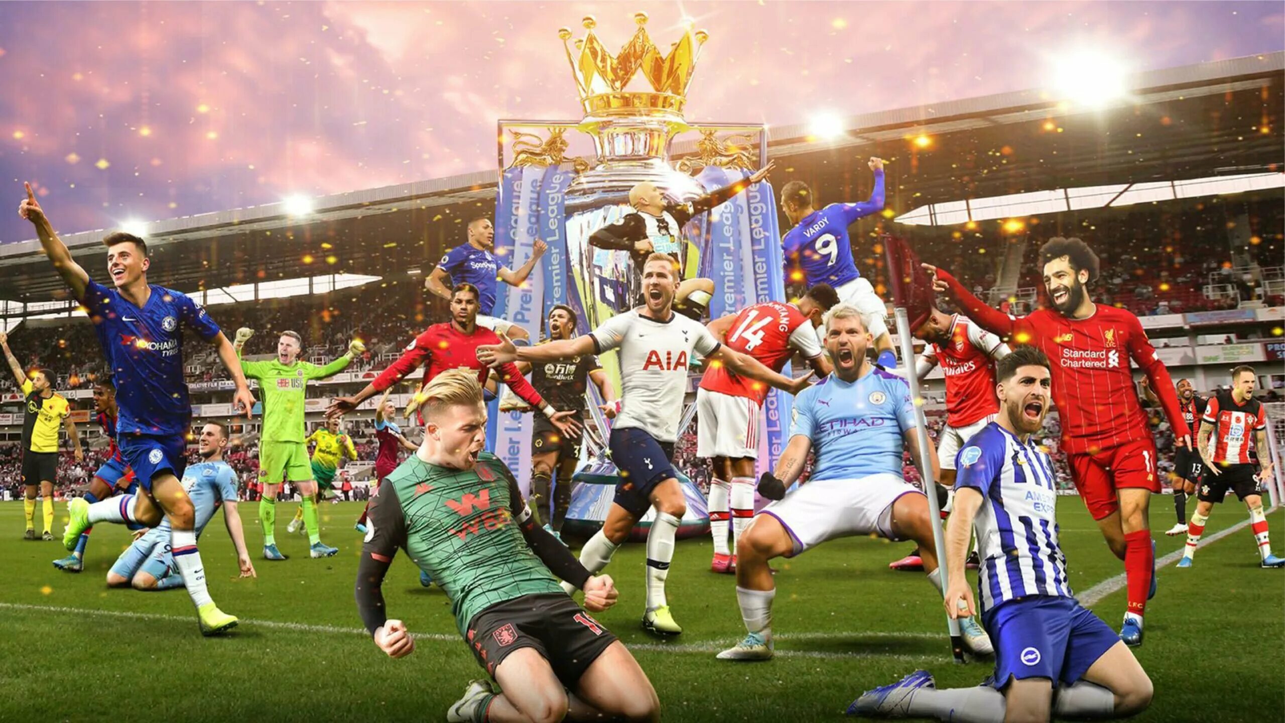 England Premier League. Футбольные Лиги. АПЛ футбол. Anglya Premer Liga.