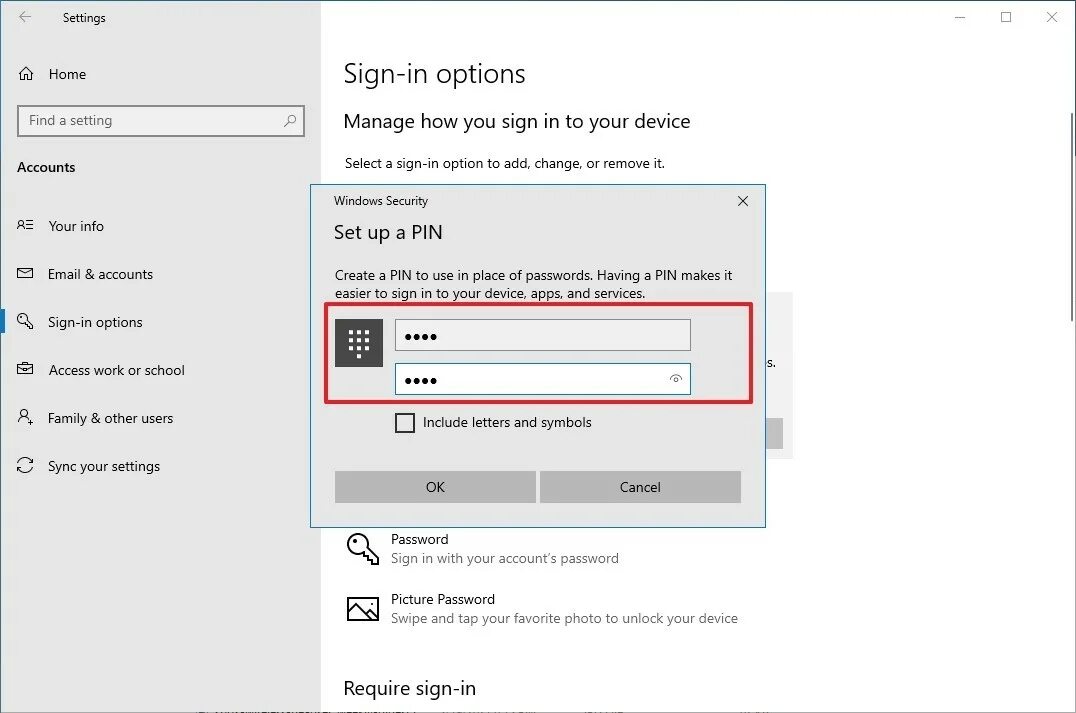 Set your user name. Set your user name