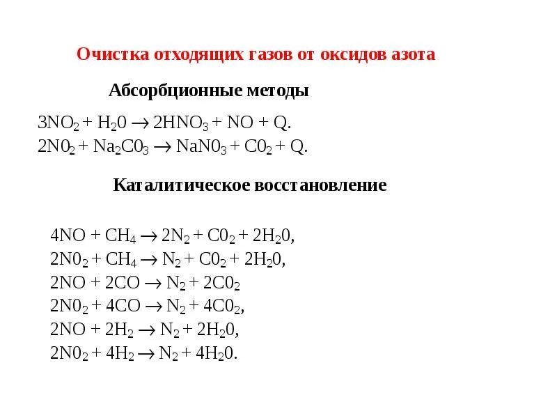 Очистка газов от азота. Очистка газов от оксидов азота. Очистка отходящих газов от оксидов азота. Методы очистки отходящих газов от оксидов азота. Очистка выхлопных газов от оксидов азота.