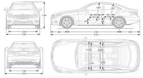 Размер мерседес w212
