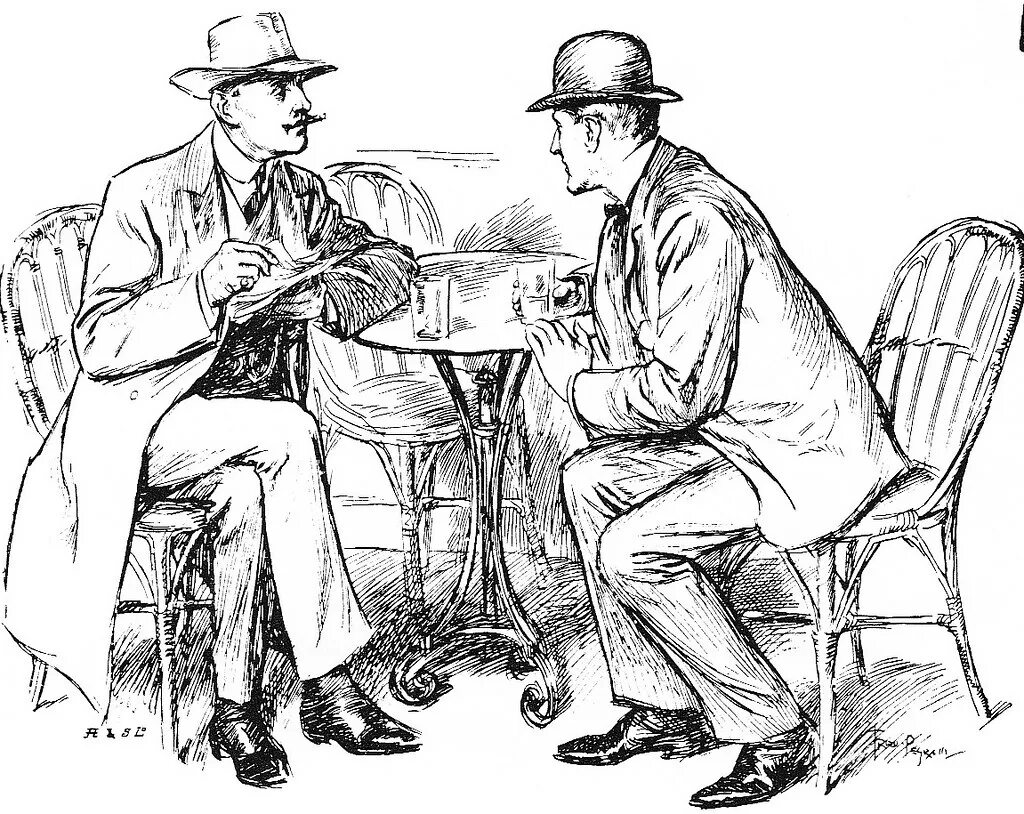 Разговор старой. Дзахмишев Заур foodovik. Беседа двух людей рисунок. Разговор иллюстрация. Общение зарисовка.