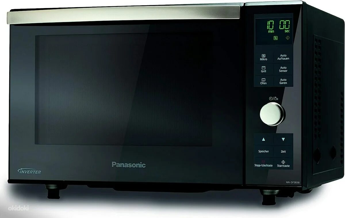 Б свч. Panasonic nn-df383b. Микроволновая печь Panasonic. Микроволновая печь Panasonic nn-df383b. Микроволновка Панасоник с грилем.