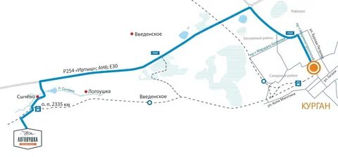 Карта маршрутов автобусов курган