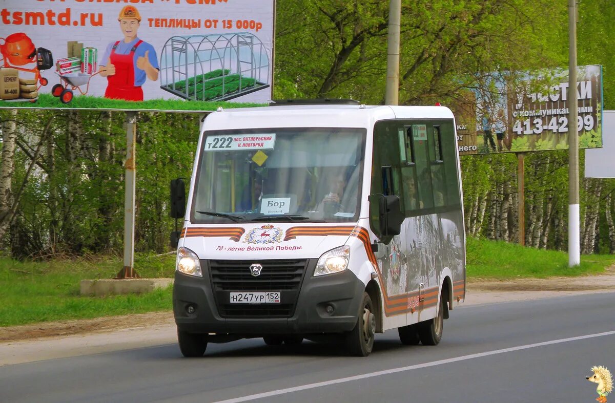 Общественный транспорт октябрьский. ГАЗ a64r42 Нижегородская область. Маршрутка 303 Бор. Автобус 222 Бор Октябрьский. 245 Автобус Нижний Новгород Бор.