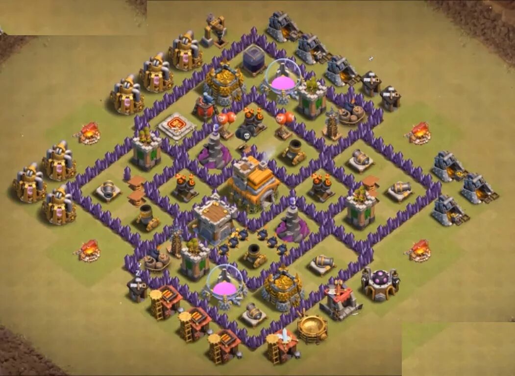 Bases 7th clash of clans. Clash of clans town hall 7. Base 7. Base 7. Coc base link th7.