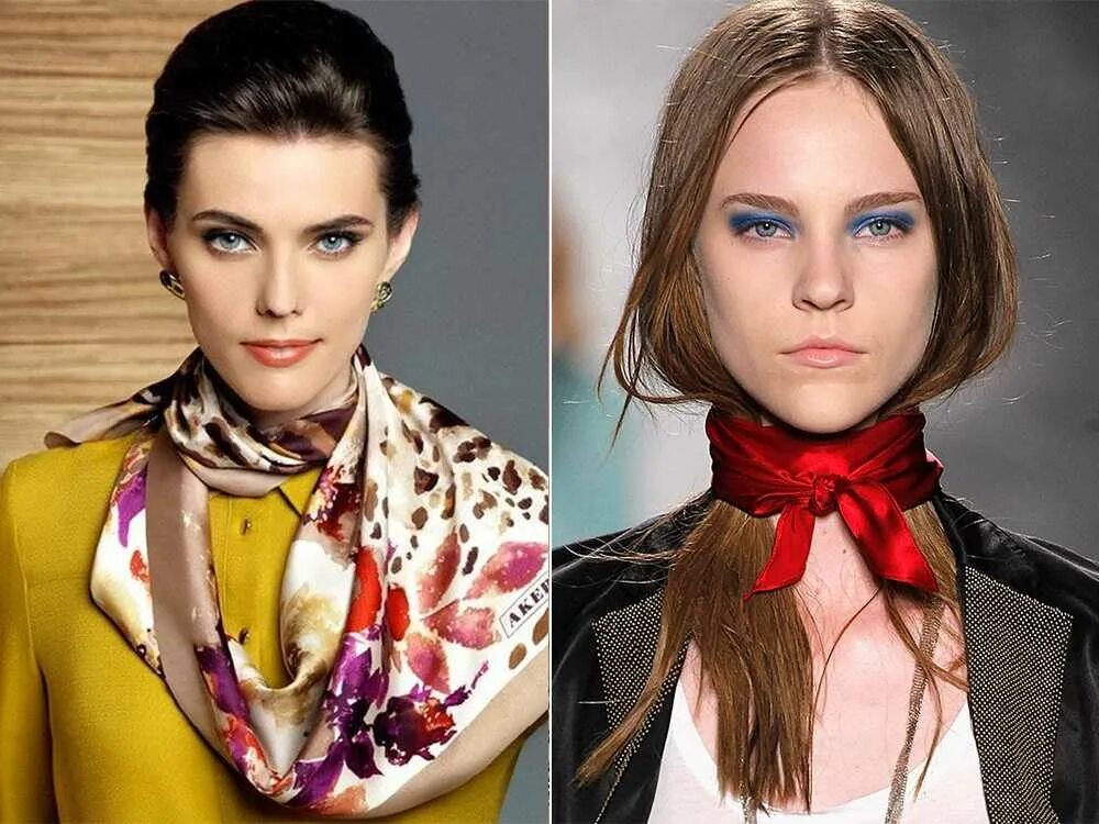 Способы завязывать платка на шее. Красивые платки на шею. Красиво повязать платок на шею. Способы завязывания платков на шее. Красивый узел на шарфе.