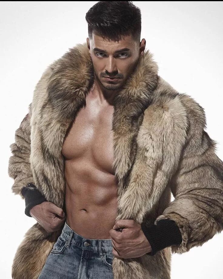 Bear fur coat, Mens fur coat, Fur coat